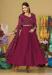 Picture of Georgette Medium Violet Red Anarkali Salwar Kameez