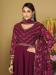 Picture of Georgette Medium Violet Red Anarkali Salwar Kameez