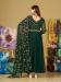 Picture of Well Formed Georgette Sea Green Anarkali Salwar Kameez