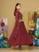 Picture of Delightful Georgette Maroon Anarkali Salwar Kameez