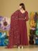 Picture of Delightful Georgette Maroon Anarkali Salwar Kameez