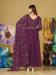 Picture of Fine Georgette Purple Anarkali Salwar Kameez