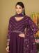 Picture of Fine Georgette Purple Anarkali Salwar Kameez