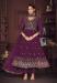 Picture of Well Formed Georgette Purple Straight Cut Salwar Kameez