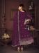 Picture of Well Formed Georgette Purple Straight Cut Salwar Kameez