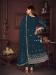 Picture of Georgette Dark Slate Grey Straight Cut Salwar Kameez