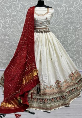 Picture of Comely Georgette Off White Lehenga Choli