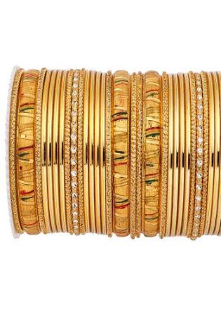 Picture of Ravishing Golden Rod Bangle