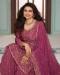 Picture of Chiffon Light Pink Straight Cut Salwar Kameez