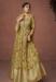 Picture of Marvelous Organza Tan Anarkali Salwar Kameez