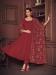 Picture of Lovely Georgette Maroon Anarkali Salwar Kameez