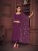 Picture of Fascinating Georgette Purple Anarkali Salwar Kameez