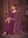 Picture of Fascinating Georgette Purple Anarkali Salwar Kameez