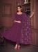 Picture of Fascinating Georgette Purple Anarkali Salwar Kameez