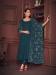 Picture of Georgette Dark Slate Grey Anarkali Salwar Kameez