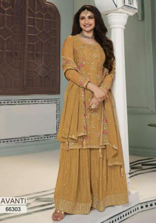 Picture of Gorgeous Chiffon Sienna Straight Cut Salwar Kameez