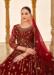 Picture of Taking Net Maroon Readymade Salwar Kameez