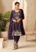 Picture of Splendid Chiffon Purple Straight Cut Salwar Kameez