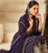 Picture of Splendid Chiffon Purple Straight Cut Salwar Kameez