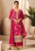 Picture of Chiffon Light Coral Straight Cut Salwar Kameez