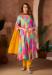 Picture of Chiffon Dark Sea Green Readymade Salwar Kameez