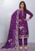 Picture of Enticing Chiffon Purple Readymade Salwar Kameez