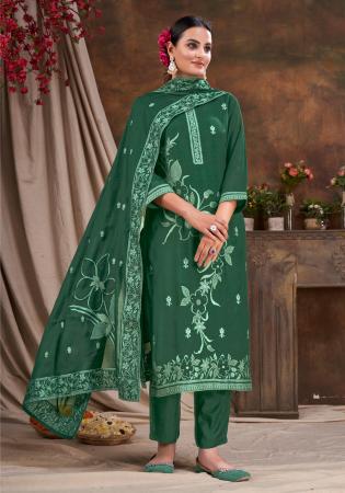 Picture of Excellent Chiffon Sea Green Readymade Salwar Kameez