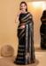 Picture of Magnificent Georgette Black Saree