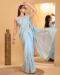 Picture of Charming Organza Pale Turquoise Saree