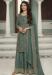 Picture of Chiffon Medium Sea Green Straight Cut Salwar Kameez