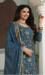 Picture of Chiffon Dark Slate Grey Straight Cut Salwar Kameez