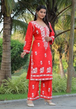 Picture of Superb Rayon Tomato Kurtis & Tunic