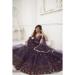 Picture of Elegant Net Black Lehenga Choli