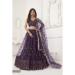 Picture of Elegant Net Black Lehenga Choli