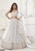 Picture of Stunning Net White Lehenga Choli