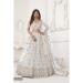 Picture of Stunning Net White Lehenga Choli