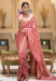 Picture of Ideal Silk Coral Saree