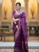 Picture of Exquisite Silk Purple Saree