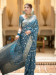 Picture of Well Formed Silk Cadet Blue Saree