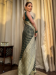 Picture of Marvelous Silk Sea Green Saree