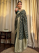 Picture of Marvelous Silk Sea Green Saree