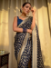 Picture of Sightly Silk Midnight Blue Saree