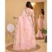 Picture of Nice Silk & Organza Light Pink Saree