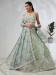 Picture of Chiffon & Silk Dark Sea Green Lehenga Choli