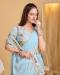 Picture of Resplendent Organza Light Blue Saree