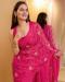 Picture of Graceful Organza Pink Saree