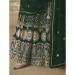 Picture of Good Looking Georgette Dark Green Anarkali Salwar Kameez