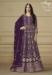 Picture of Resplendent Georgette Dark Orchid Anarkali Salwar Kameez