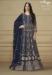 Picture of Georgette Midnight Blue Anarkali Salwar Kameez