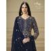 Picture of Georgette Midnight Blue Anarkali Salwar Kameez